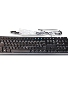 Keyboard PC USB/PS2 English 104 keys black
